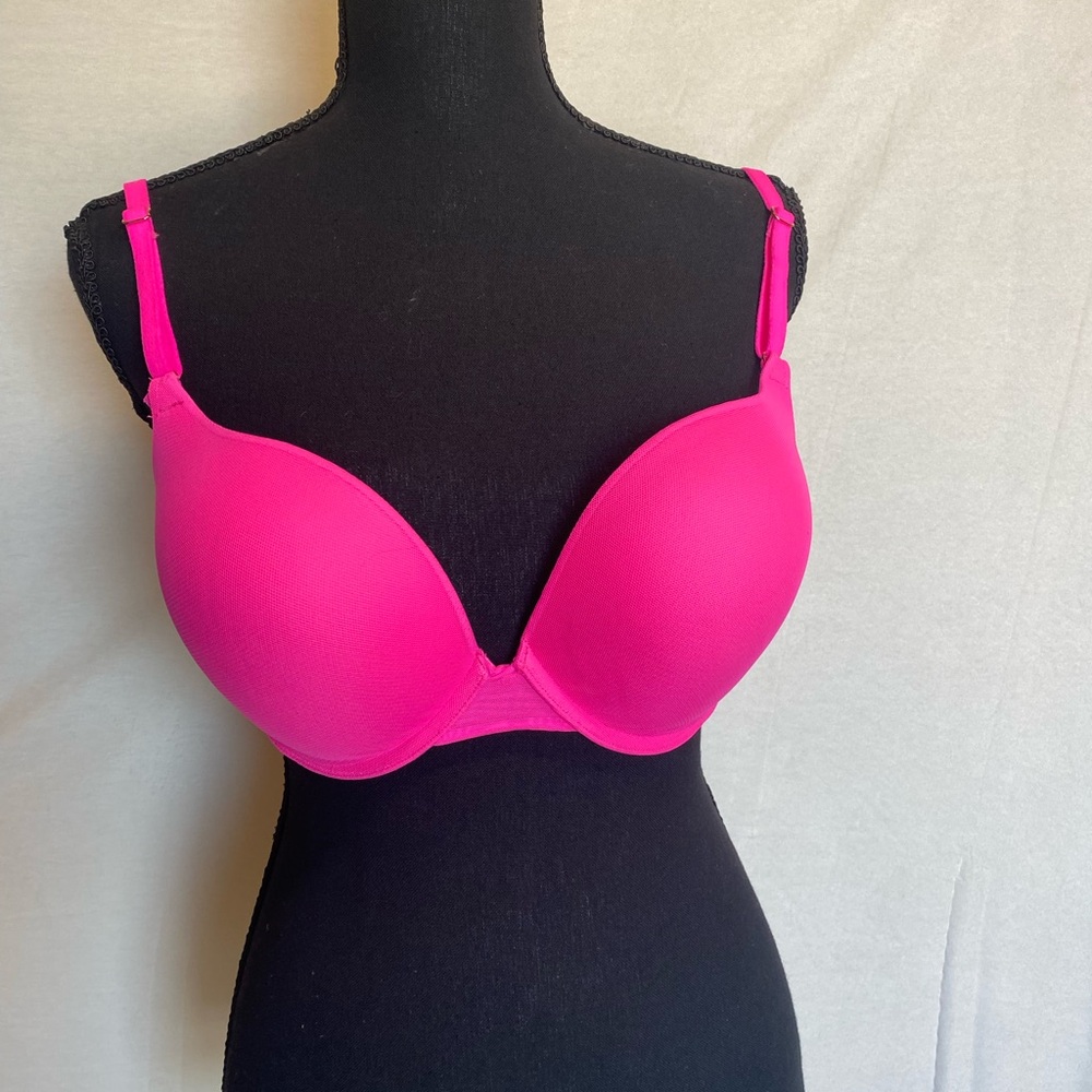 Smart & Sexy Hot Pink Bra 36C